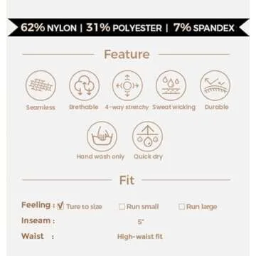 Aoxjox Seamless Workout Biker Shorts for Women High Waisted Exercise Athletic Gym Booty Running Yoga Short 5" (Vital Khaki Marl, Small)