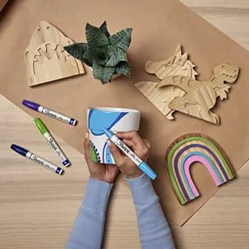 Vibrant Sharpie Oil-Based Paint Markers for Art Projects