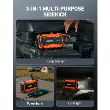 AstroAI P10 Jump Starter: 5000A Portable Power Pack