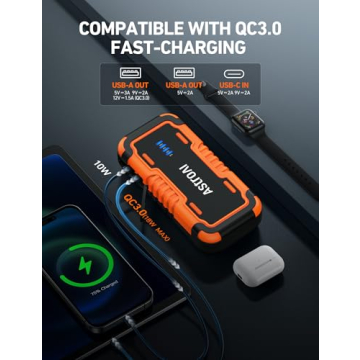 AstroAI P10 Jump Starter: 5000A Portable Power Pack