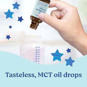 Lovebug Award Winning USDA Organic Probiotic for Infants & Babies | Helps with Colic, Reflux, Diarrhea, Constipation & Gas | Multi-Strain 5 Billion CFU | Liquid Drops | Ages 0-24 Months