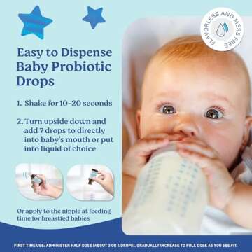 Lovebug Award Winning USDA Organic Probiotic for Infants & Babies | Helps with Colic, Reflux, Diarrhea, Constipation & Gas | Multi-Strain 5 Billion CFU | Liquid Drops | Ages 0-24 Months