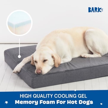 BARK Orthopedic Memory Foam Dog Bed for Comfort