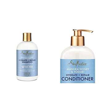 SheaMoisture Hydrate and Repair Moisture Shampoo and Conditioner, Manuka Honey with Shea Butter