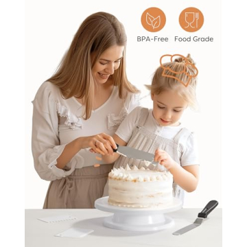 Kootek Cake Decorating Kit with Turntable & Tools