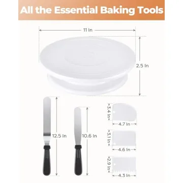 Kootek Cake Decorating Kit with Turntable & Tools