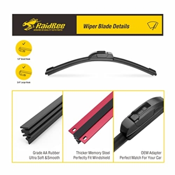 RaidBee OEM Windshield Wiper Blades for NISSAN Sentra