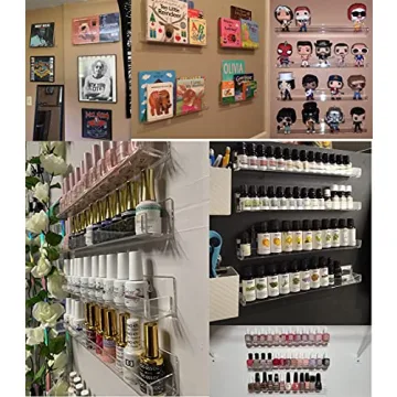 Acrylic Nail Polish Rack Set for Organized Beauty Storage