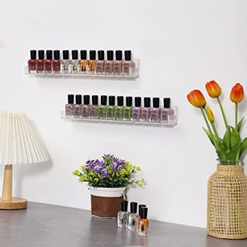 Acrylic Nail Polish Rack Set for Organized Beauty Storage