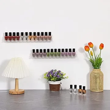 Acrylic Nail Polish Rack Set for Organized Beauty Storage