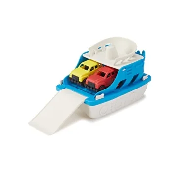 Amazon Basics Ferry Boat with 2 Mini Cars for Kids Ages 2+