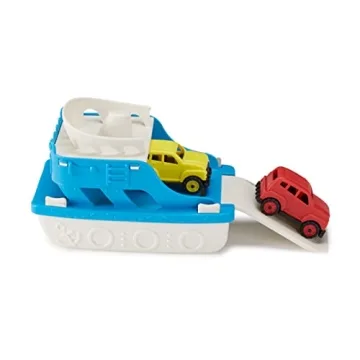 Amazon Basics Ferry Boat with 2 Mini Cars for Kids Ages 2+