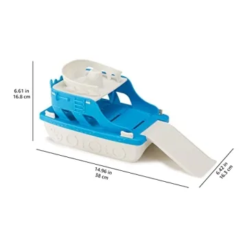Amazon Basics Ferry Boat with 2 Mini Cars for Kids Ages 2+