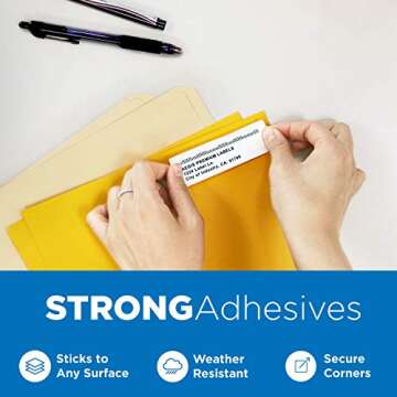 Aegis Adhesives Brother DK-1204 Compatible Labels - 12 Rolls