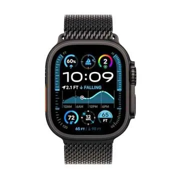 Apple Watch Ultra 2 [GPS + Cellular 49mm] Smartwatch with Rugged Black Titanium Case