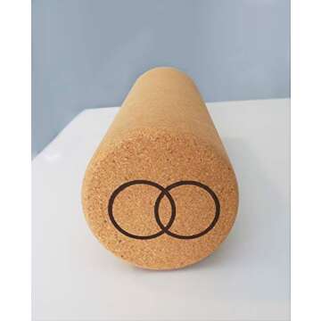 Orbsoul Cork Massage Roller - 100% All-Natural Spanish Cork, Eco-Friendly, for Muscle Pain and Tension Relief