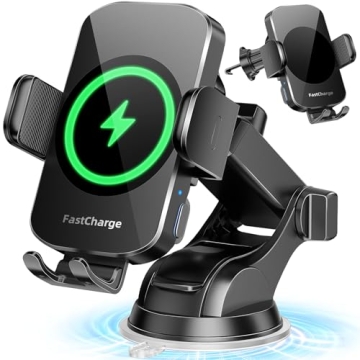BothLin Wireless Car Charger & Fast Phone Holder Mount