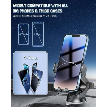 BothLin Wireless Car Charger & Fast Phone Holder Mount