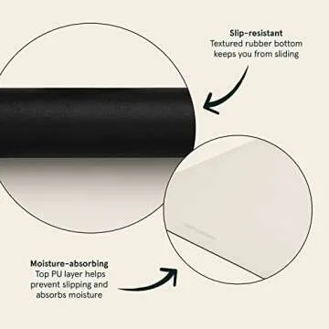 Retrospec Laguna Yoga Mat - Eco-Friendly, Non-Slip Mat for All