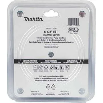 Makita B-57342 6-1/2" 56T Carbide-Tipped Cordless Plunge Saw Blade