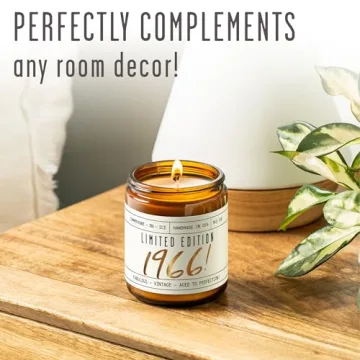Exclusive 60th Birthday Gift - Limited Edition 1966 Candle