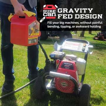 Surecan 2 Gallon Safety Container with Rotating Spout