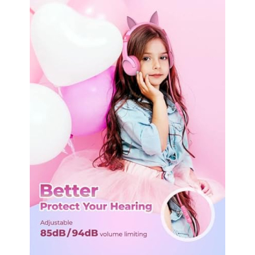 iClever HS01 Kids Headphones with Mic and Volume Control