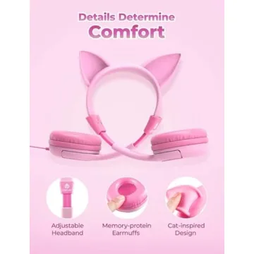 iClever HS01 Kids Headphones with Mic and Volume Control