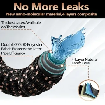 75 ft Expandable Garden Hose, Lightweight & Durable