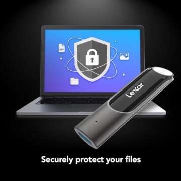 Lexar USB 3.2 Flash Drive - 128GB P30, Fast Storage