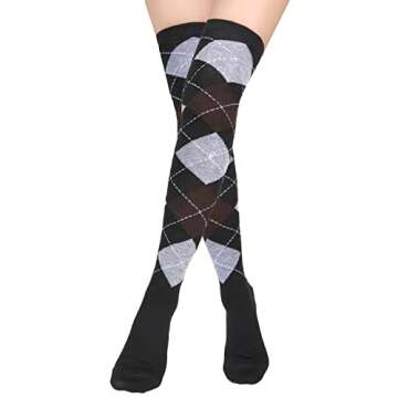 Benefeet Sox Womens Thigh High Socks Girls Novelty Halloween Gifts Cotton Over the Knee High Socks C...