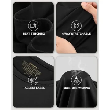 WEERTI Fleece Lined Thermal Underwear for Men