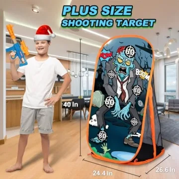 Quanquer Shooting Target for Nerf Toys Great for Kids Fun Outdoor Games