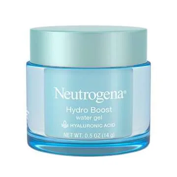 Neutrogena Hydro Boost Hyaluronic Acid Hydrating Water Face Gel Moisturizer for Dry Skin, Oil-Free, ...