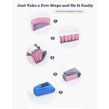 4 feet Ball Pit for Kids/Baby Play Yard/Baby Playpen/Fence for Baby, Holds Over 600 Balls, Folding Portable, No Need Inflate, More Than 12 Sq.ft Play Space, Light Blue