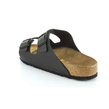 Birkenstock Unisex Arizona Sandal,Black Birko-Flor,39 M EU