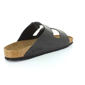 Birkenstock Unisex Arizona Sandal,Black Birko-Flor,39 M EU
