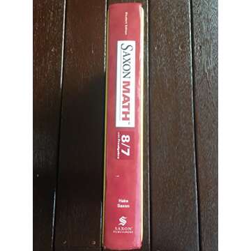 Comprehensive Saxon Math 8/7 with Prealgebra for Students