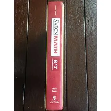 Comprehensive Saxon Math 8/7 with Prealgebra for Students