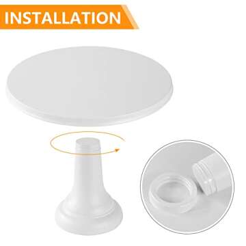 Round Cake Stand with Spatula for Elegant Displays