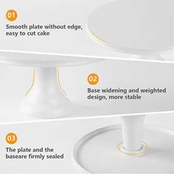 Round Cake Stand with Spatula for Elegant Displays