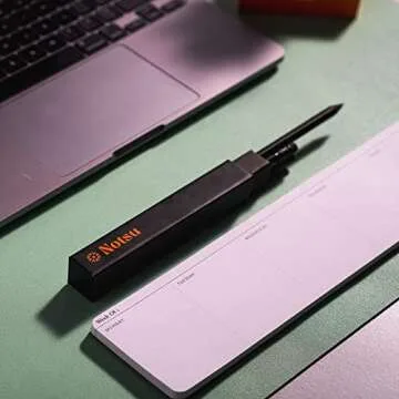 Notsu Weekly Planner Mini Notepad | Minimalist Undated Calendar Desk Pad, Fits Under Keyboard