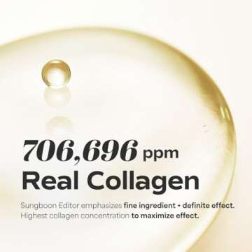 SUNGBOON EDITOR Deep Collagen Melting Patch 6pcs | Under Eye and Neck Anti- Wrinkle Patches with Real Collagen & Glutathione | Real Collagen Films for Anti Aging | Korean Skin Care