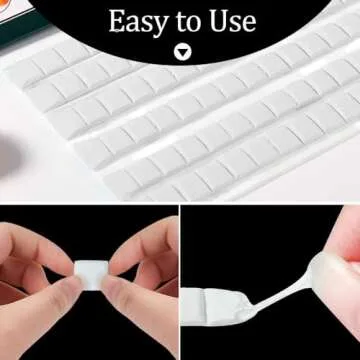 Kalolary 2 Set Acrylic Press on Nail Stand Nail Art Holder Practice Display Stand with Reusable Adhesive Putty, Magnetic Nail Art Tips Holders Training Fingernail DIY for Painting Nails(Gold & Silver)