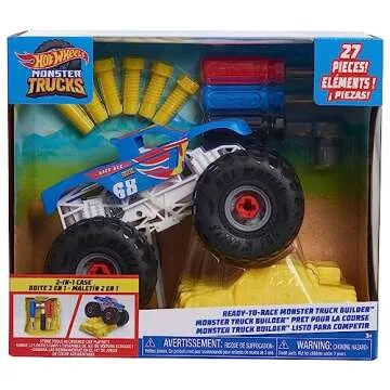 Just Play Hot Wheels Monster Truck Builder Set - Creative Fun