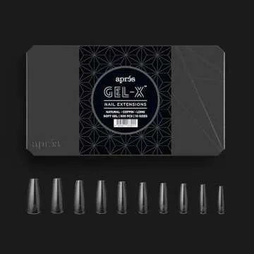 Apres Gel-X Nail Extension Bundle - 500 Pcs Soft Gel Tips