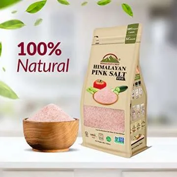 Himalayan Chef Pink Himalayan Salt - 100% Natural and Plastic-Free 8 Lbs Extra Fine Grain