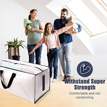 Large Moving Storage Bags with Zippers & Handles