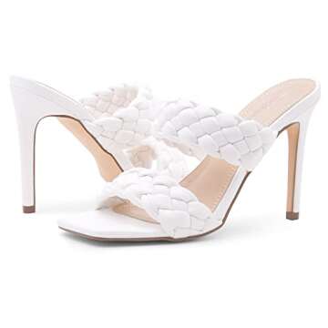 Herstyle Womens Lilah Braided Heeled Sandals for Every Occasion