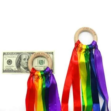 MERCO Rainbow Streamers Hand Kites for Kids Outdoor Fun